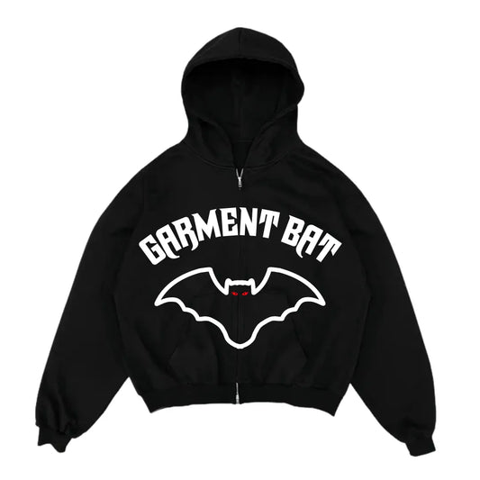 Bat Design Hoodie | Streetwear Hoodie | Garment Bat Clothing Brand