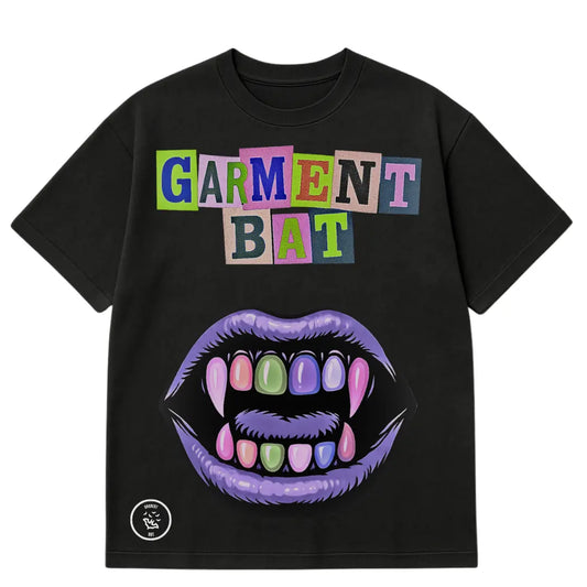 Gothic Streetwear Tee | Vampire T-Shirt | Garment Bat Clothing Brand