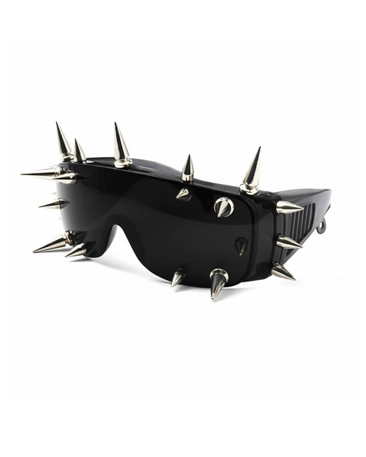 Garment Bat Oversized Punk Spikes Glasses – Gothic Streetwear Accessory