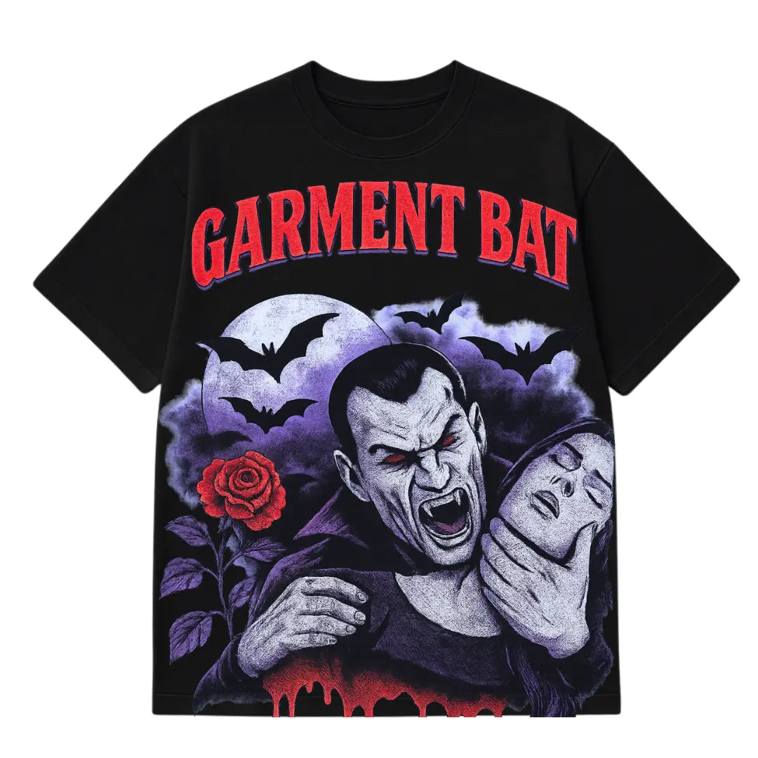 Vampire Graphic T-Shirt | Streetwear Tee | Garment Bat Clothing Brand