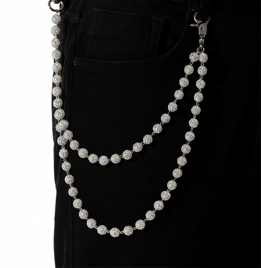 Garment Bat Pocket Chain – Gothic Streetwear Accessory