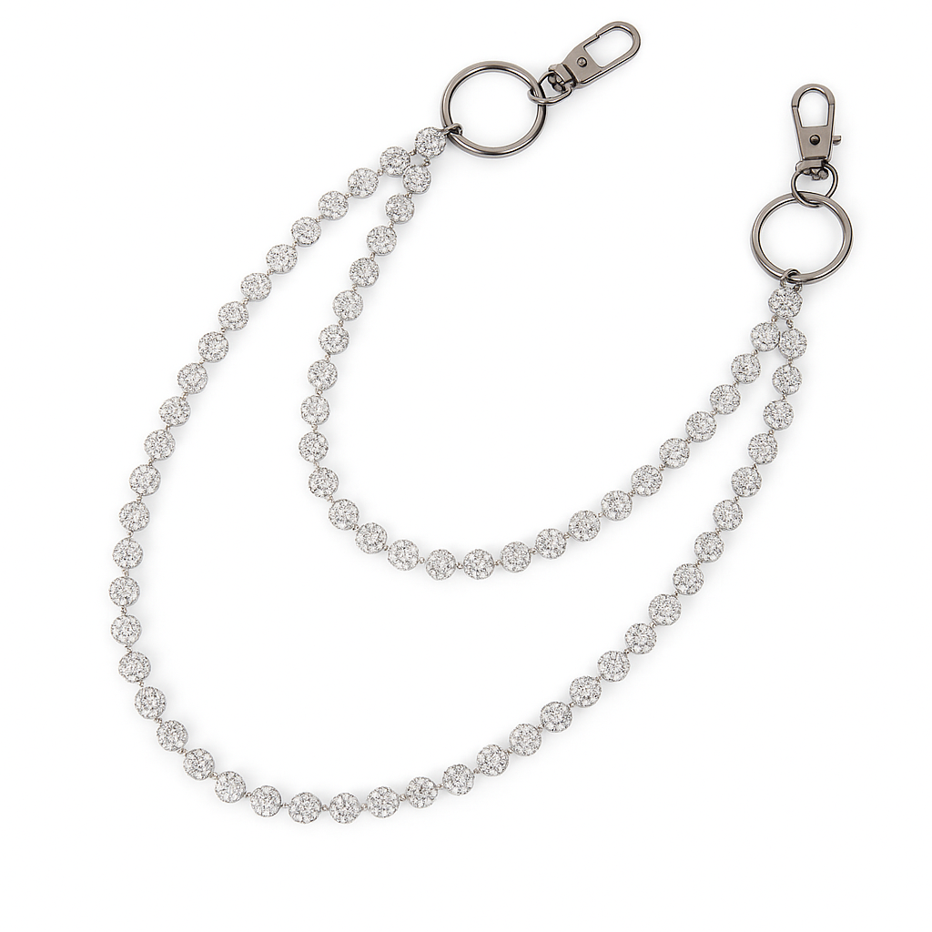 Garment Bat Pocket Chain – Alternative Streetwear Utility Accessory for Jeans