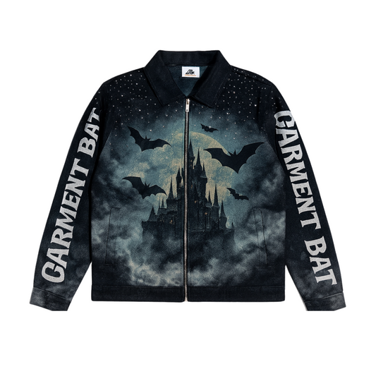 Garment Bat Vampire Haunted Castle Jacket – Gothic Streetwear Outerwear